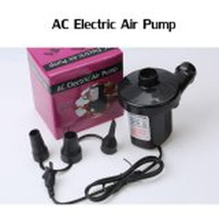 Electric Pump Dual purpose Car Electric Pump เครื่องสูบลมไฟฟ้า ขนาดเล็ก พกพาง่าย พร้อมหัว 3 ขนาด (สูบลมเข้า-ออกได้)