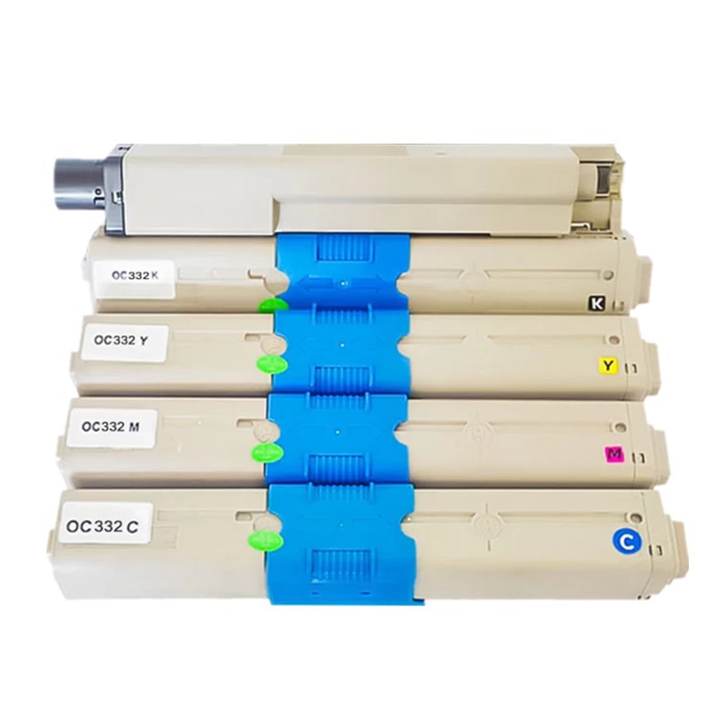 ใช้งานร่วมกับ OKI C332 C332dn MC363dn C363 ตลับหมึกสําหรับ Okidata C332dn MC363dn เครื่องพิมพ์ KCYM