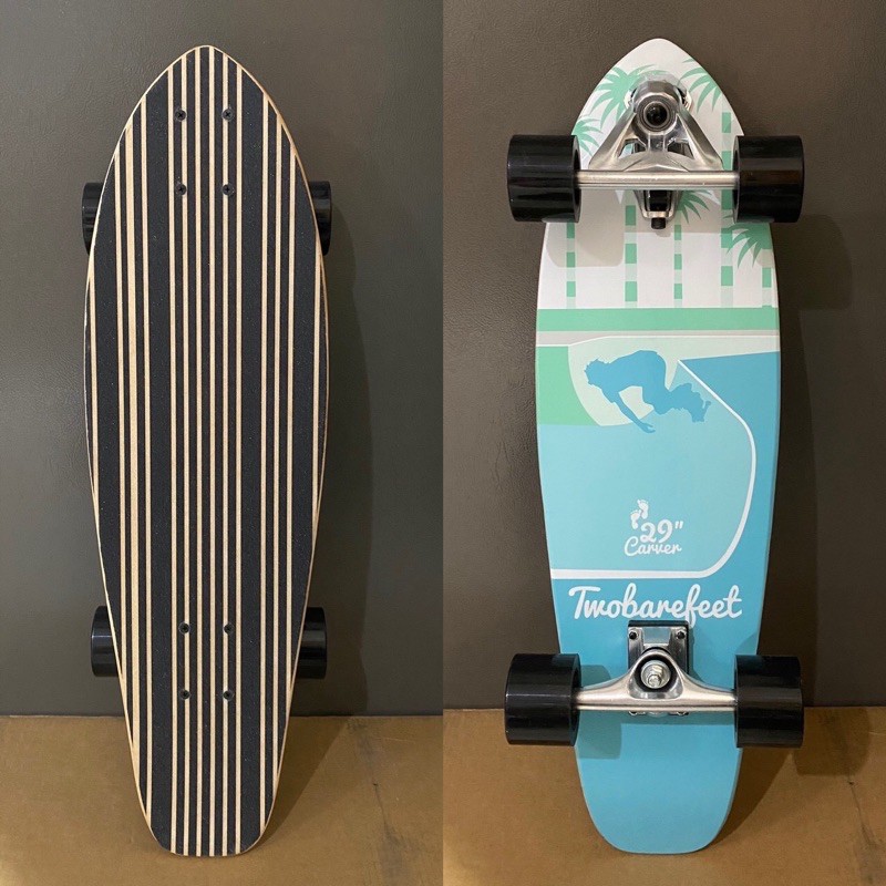 Surfskate TWO BARE FEET แบรนด์อังกฤษ  Two Bare Feet 'Carver' 829 Complete 29 นิ้ว