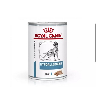 ( 1 กระป๋อง)Royal Canin Hypoallergenic Dog 400 g อาหารสุนัขที่มีปัญหาเรื่องแพ้อาหาร