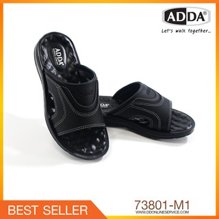 รองเท้าแตะผู้ชาย ADDA 73801-M1 รองเท้าแตะแบบสวมลำลอง สไตล์แฟชั่น ใส่ออกงานได้ ราคาถูก ใส่สบาย คุณภาพดี