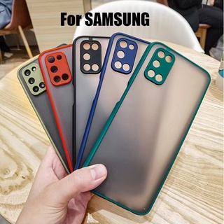 ส่งจากไทย Case Samsung A03S A22 A02 A02S A12  A11 A32 A17 S21 A10S A20 A50 A21S S21Ultra เคสกันกระแทก ขอบนิ่มหลังแข็ง