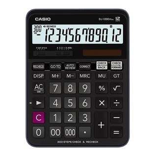 DJ-120D Plus เครื่องคิดเลข Casio 12 หลัก ของแท้ ของใหม่ ประกันศูนย์