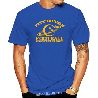 เสื้อยืดผ้าฝ้ายพิมพ์ลายแฟชั่น เสื้อยืดแขนสั้นลําลอง ผ้าฝ้าย พิมพ์ลาย Annabelle MenPittsburgh Steeler สีดํา แฟชั่นฤดูร้อน