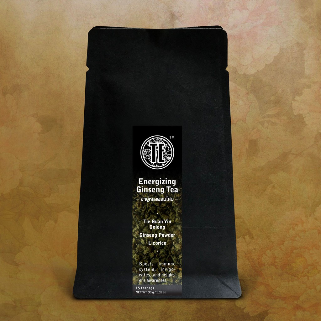 TE Energizing Ginseng Tea (Oolong Tea)ชาอูหลงโสม รสหวานชุ่มคอ  แบรนด์ ที