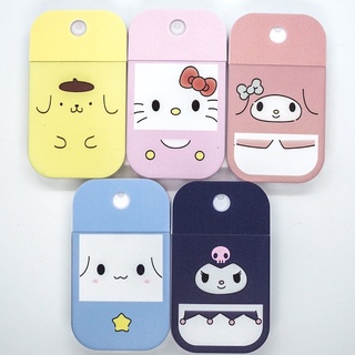 (ส่งฟรีไม่ใช้โค้ด!) ขวดสเปรย์ลายการ์ตูน Sanrio คิตตี้ มายเมโลดี้ ฯลฯ แถมฟรีกรวยเล็ก