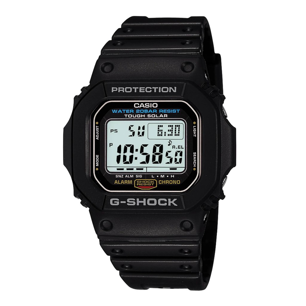 นาฬิกาข้อมือ G-SHOCK Watch G-5600E-1DR Black/Tough solar