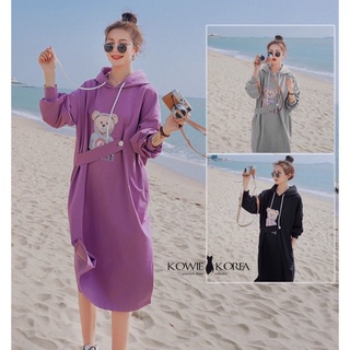 Kowie Korea เดรสยาวมีฮูด Minah (192) price  1090฿ พร้อมส่ง