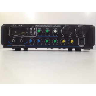 พาวเวอร์แอมป์ เครื่องขยายเสียง Home Theater Digital Amplifier LXJ 2207F Stereo Digital Power Amplofier