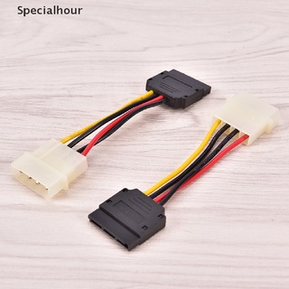 Specialhour อะแดปเตอร์สายเคเบิ้ล 4-Pin Ide Sata 4 Pin to 15 Pin สําหรับ Hdd Codok Hard