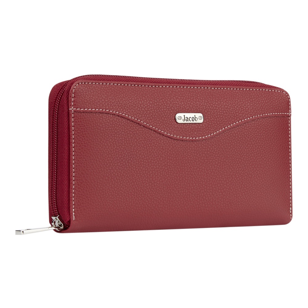 Jacob International กระเป๋าสตางค์ผู้หญิง V32149 (ชมพู,น้ำตาล,แดง,เขียว,เทา) - รูปที่ 5