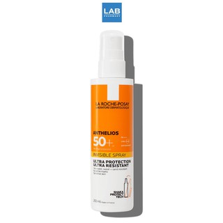 LA ROCHE-POSAY Anthelios Invisible Spray SPF50+ 200 ml. - สเปรย์กันแดดสูตรบางเบา สำหรับผิวหน้าและผิวกาย