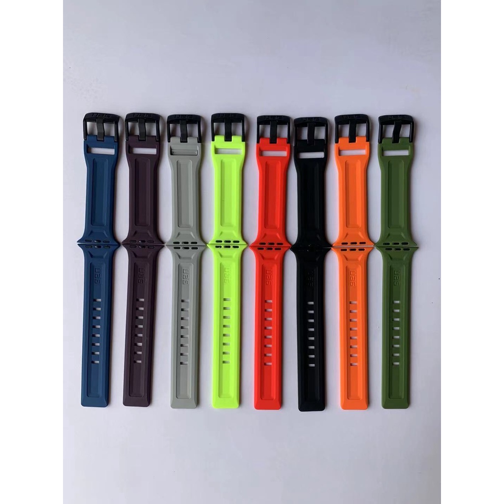 [ส่งทุกวัน] สายนาฬิกาข้อมือ UAG Scout Strap สายซิลิโคน สายนิ่มสี สำหรับ Apple Watch ทุก series (งานเหมือนแท้)