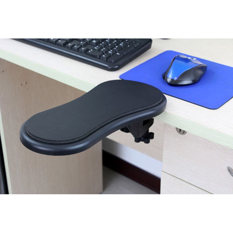 RR หมุนคอมพิวเตอร์ Arm REST Pad ปรับ PC Wrist REST Hand Bracket Home Office Mouse Pad