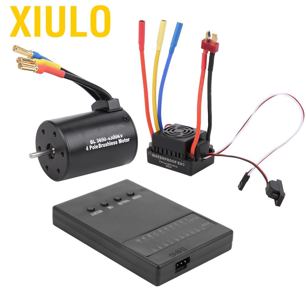 RC Xiulo มอเตอร์ Brushless Abs + อลูมิเนียมอัลลอยด์ 4300 Kv 60 A Esc ...