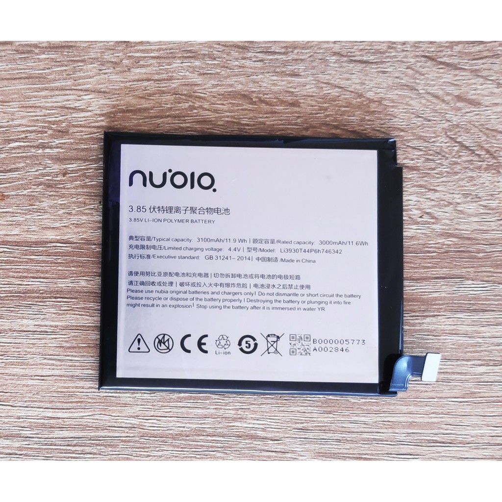 🌼   แบตเตอรี่  Nubia Z17S NX595J Li3930T44P6h746342   🌼