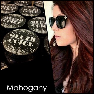 Mahogany;merziicolor:ทรีทเม้นท์เปลี่ยนสีผม-พื้นผมขาวก่อนลงสีนะคะ