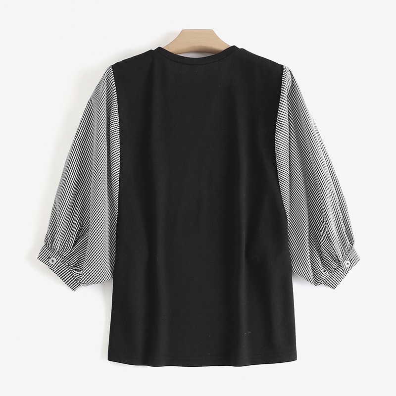 Zanzea เสื้อเบลาส์ถัก ลายสก๊อต สไตล์เกาหลี สําหรับผู้หญิง - รูปที่ 5