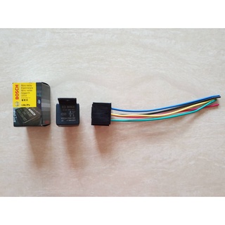 รีเลย์+ปลั๊ก+สาย 12V 5 ขา BOSCH แท้ ราคาชุดละ75บาท