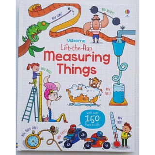 Lift-the-Flap Measuring Things เหมาะสำหรับ 4 ขวบ+  Board book กระดาษแข็งทุกหน้า with flaps