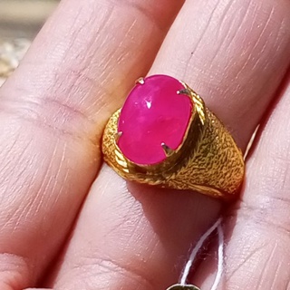 #3.80ct #ทับทิมพม่าเผาเก่า #(Natural Burma Ruby)