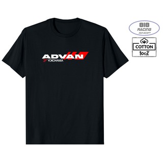 เสื้อยืด RACING เสื้อซิ่ง [COTTON 100%] [ADVAN [1]]