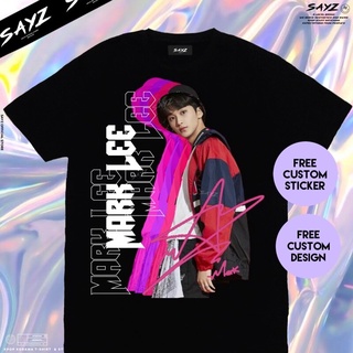 เสื้อยืดน่ารักๆ Kaos NCT มาร์คลีสตรีทแวร์ K-pop เสื้อยืดความงาม harajuku กําหนดเอง kaos kpop โดย sayzStreetwear ผู้ชายเส