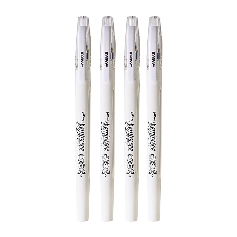 (FIRE) ปากกา Marvy Uchida: เจลเงินไวท์โกลด์ THEARSHOP