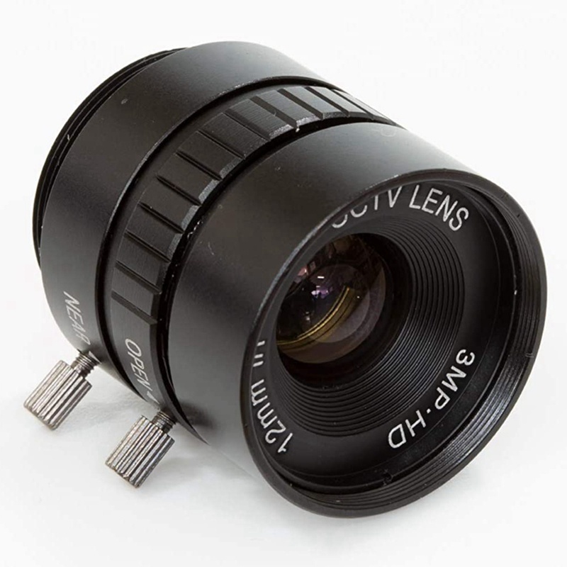 เลนส์กล้อง CS-Mount Lens for Raspberry Pi HQ Camera, 12mm Focal Length ...
