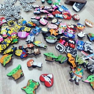 ตัวติดรองเท้า Pvc ตัวการ์ตูน สำหรับตกแต่ง Diy รองเท้าหัวโต ติดง่าย น่ารัก