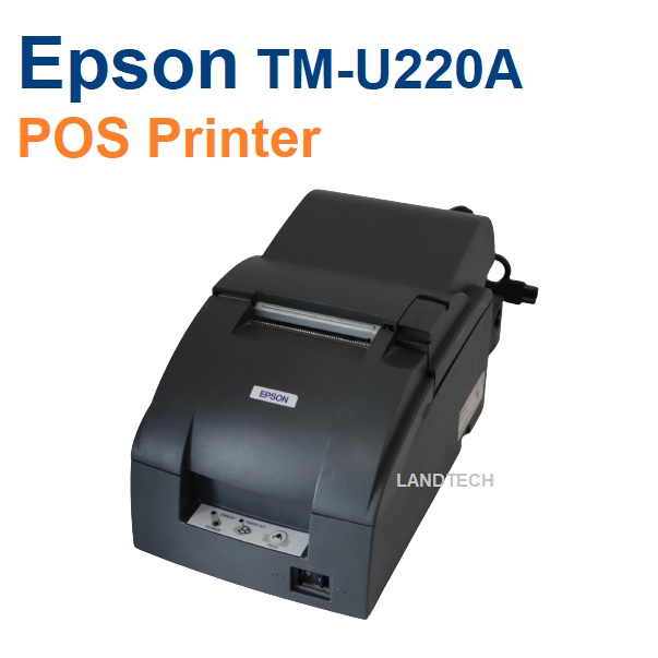 Epson TM-U220A POS Printer เครื่องปริ้นใบเสร็จ พร้อมอะแดปเตอร์