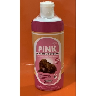 พิ้งค์ Pink บรรจุบรรจุ 200 ml. สำหรับ สัตว์ สุนัข หมา แมว ใช้เป็นแชมพูกำจัด เห็บ หมัด ไร สำหรับ สุนัข หมา แมว และสัตว์อื