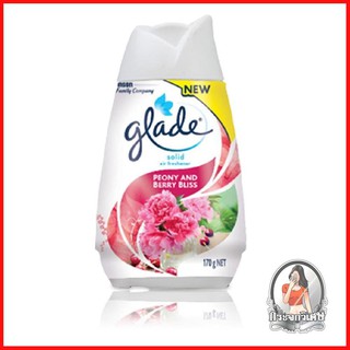 น้ำหอมปรับอากาศ น้ำหอมปรับอากาศ ดูดความชื้น เจลปรับอากาศ GLADE SOLID PEONY&amp;BERRY 170 กรัม 
 เพิ่มความหอม ที่ดูดีในทุกมุม