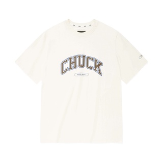 ALAND เสื้อยืด MEN แบรนด์ CHUCK รุ่น CHUCK BOLD ARCH LOGO T-SHIRT