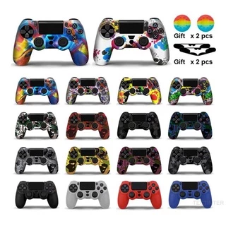 Dualshock 4 Skin Camo Pattern เคสซิลิโคนยางนุ่มสําหรับคอนโทรลเลอร์ PS4