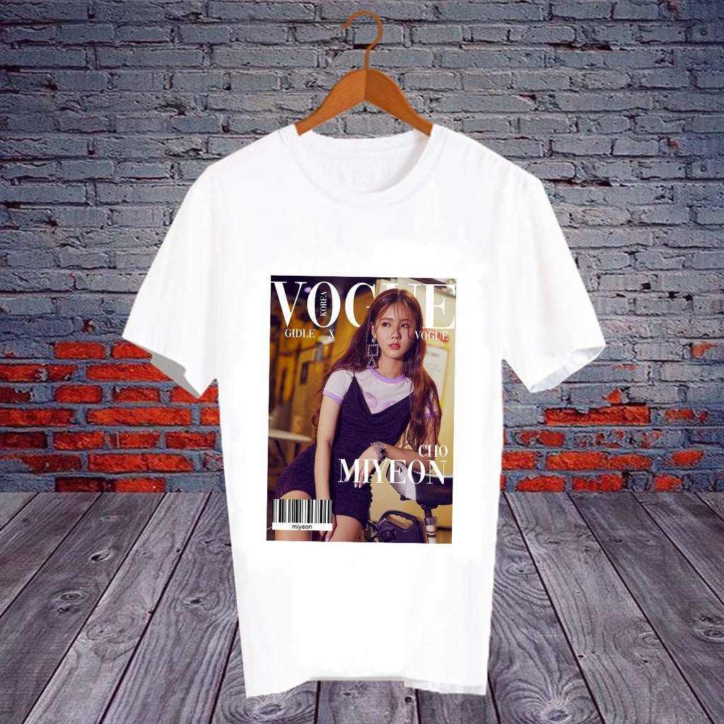 เสื้อยืดแฟนคลับ ศิลปินเกาหลี KP99 - (G) I-DLE Miyeon ปกนิตยสาร
