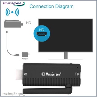 ❁☸❀Xzav อะแดปเตอร์หน้าจอ WiFi ไร้สาย 1080P HDMI DLNA สําหรับ iPhone iPad Android TV