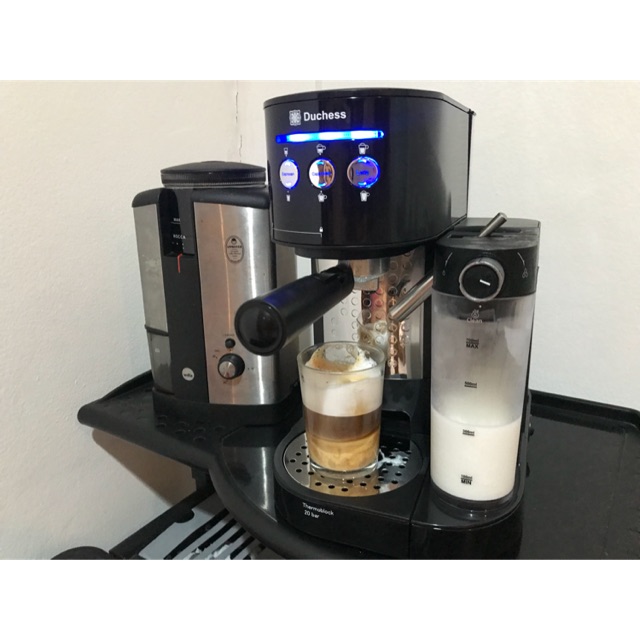 เครื่องทำกาแฟ duchess cm7300ใช้แค่ครั้งเดียว ทดลองกาแฟ ชงซ็ดตเดียวและสองช็อต ทำงานอัตโนมัติ ทำนมอัตโนมัติ ใส่แคปซูลได้