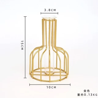 [พร้อมส่ง] แจกันสำหรับตกแต่งห้องต่างๆภายในบ้านหรือจะใส่ดอกไม้ปลอมGold