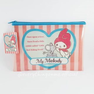 (พร้อมส่ง) กระเป๋าดินสอ/เครื่องสำอาง ลาย Sanrio - My Melody l แท้ 🇯🇵