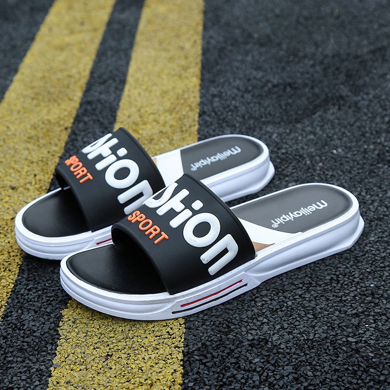 Magic Post Slippers ใหม่แฟชั่นอินเทรนด์คู่กลางแจ้งชายลากคำว่า ...