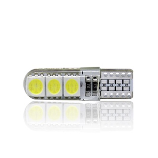 หลอดไฟ Led 2 ดวง T10 194 5050 6 smd DC 12V กันน้ํา สําหรับติดป้ายทะเบียนรถยนต์ 1 ชิ้น