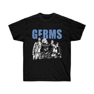 เสื้อยืดคอกลม แขนสั้น ผ้าฝ้ายแท้ 100% พิมพ์ลายวงร็อค Germs Punk สไตล์เกาหลี เรโทร แฟชั่นสําหรับผู้ชาย