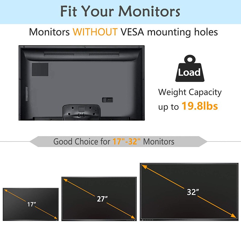 Universal Vesa Mount อะแดปเตอร์สําหรับหน้าจอขนาด 17-29 นิ้ว #5