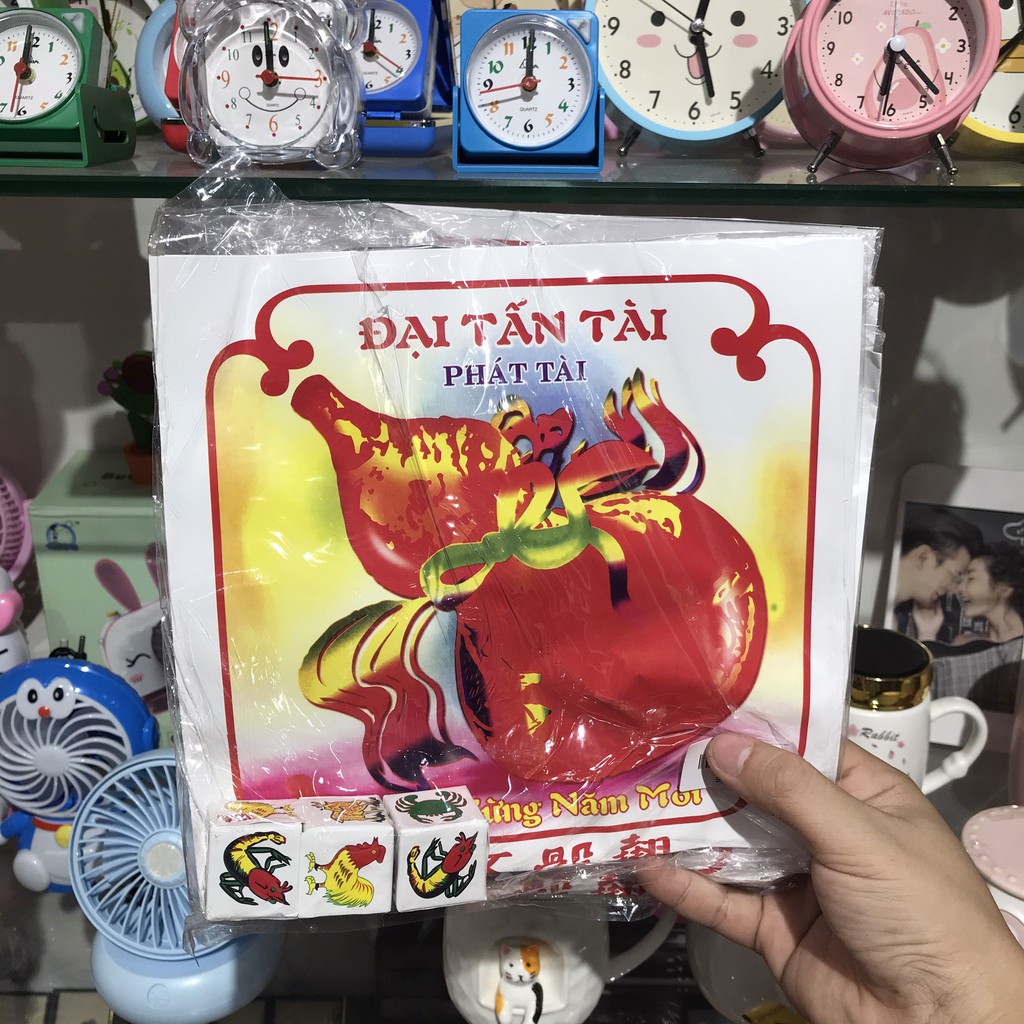 น้ําเต้าปู กุ้งและปลา - ปูน้ําเต้า ปลาเสือ โฟมลูกเต๋า - เทท