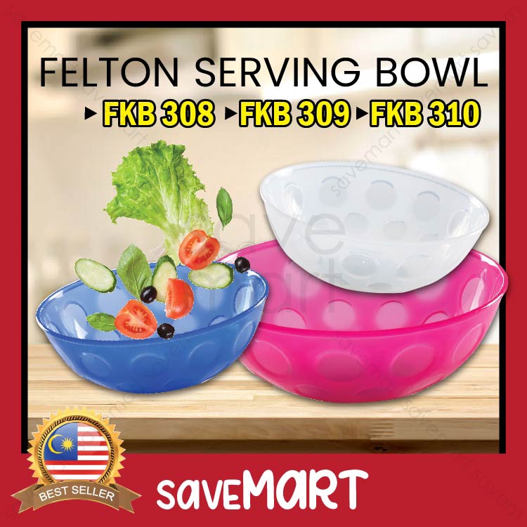 DELTON เสิร์ฟชามผสมสลัดกับข้าวซุปขนมหวานครัว/Mangkuk Hidangan DELTON