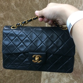 Chanel ของแท้ vintage lamp skin 9” ghw