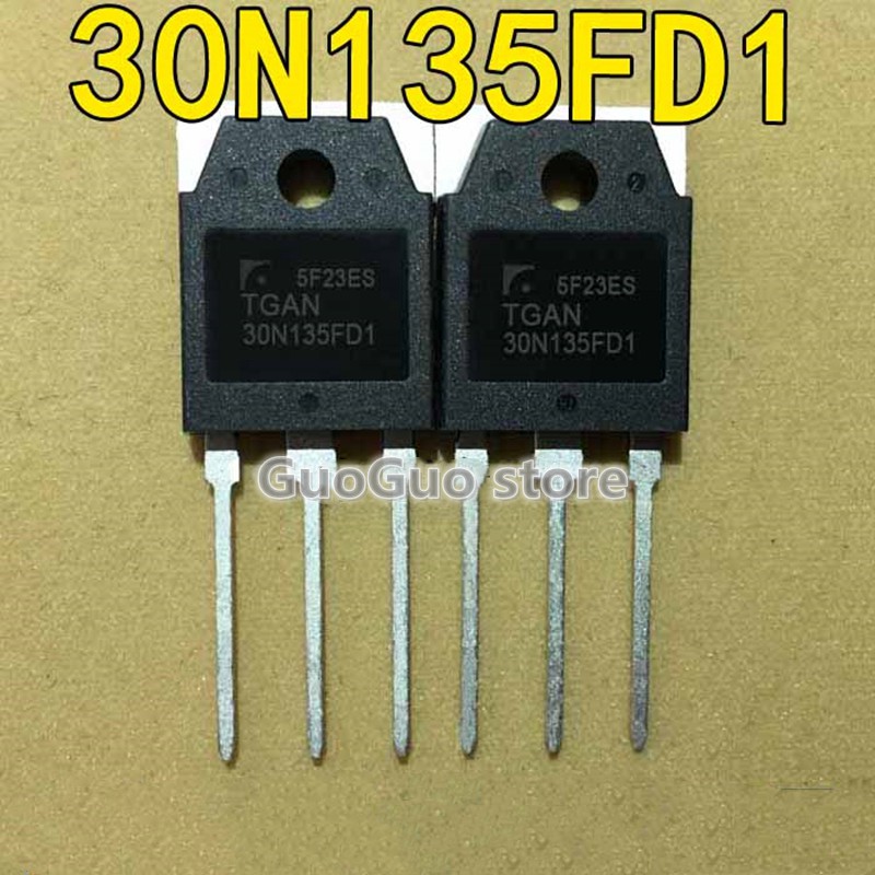 5 ชิ้น TGAN30N135FD1 TO-3P 30N135FD1 TO3P 30A / 1350V เตาแม่เหล็กไฟฟ้า IGBT หลอดไฟ