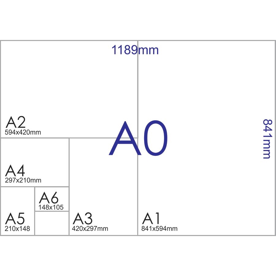 กระดาษปอนด์ 60 แกรม ขนาด A2 กว้าง 42 ซม. / ยาว 59.4 ซม. บรรจุ 50 แผ่น และ 100 แผ่น