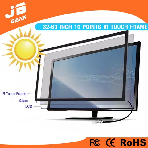 จอทัชสกรีน จอสัมผัส ขนาด 32-60 นิ้ว Infrared Touch screen monitor touch panel TV 32-60 inch USB (ไม่มีกระจก)